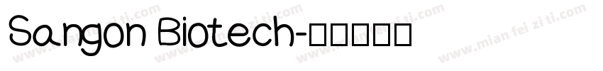 Sangon Biotech字体转换